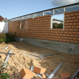 Agrandissement terrasse pour espace de jeu pour enfants Cernay